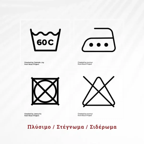 Οδηγίες περιποίησης οργανικών βαμβακερών και λινών νημάτων της Venne.