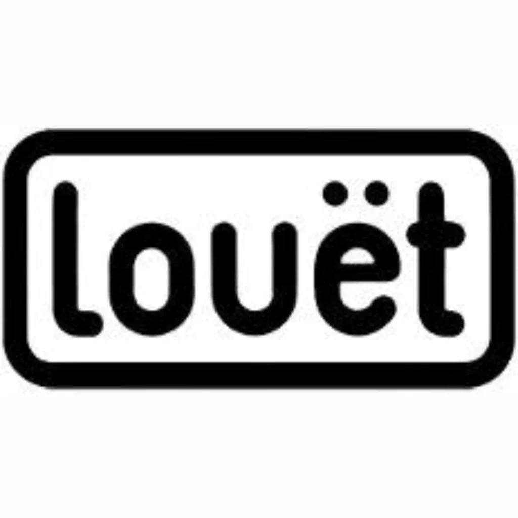 Επίσημο λογότυπο της εταιρείας Louet με είδη για υφαντική