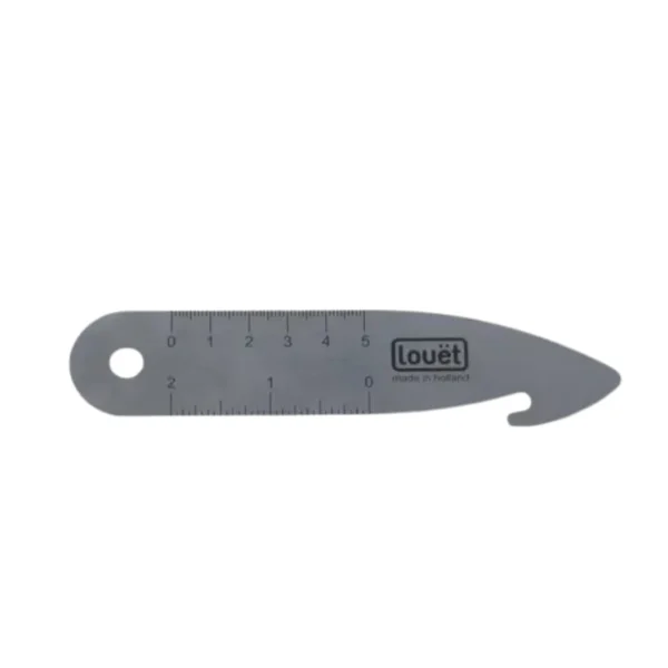 Louet stainless reed hook ruler Μεταλλικός κλέφτης χτενιού από τη Louet με υποδεκάμετρο